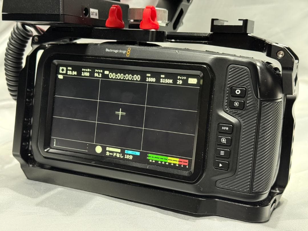 BMPCC4K（Olympusズームレンズ付き）