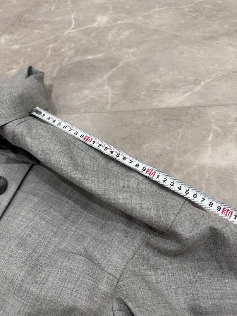 ENFÖLD（エンフォルド）ショートジャケット／サイズ38／グレー