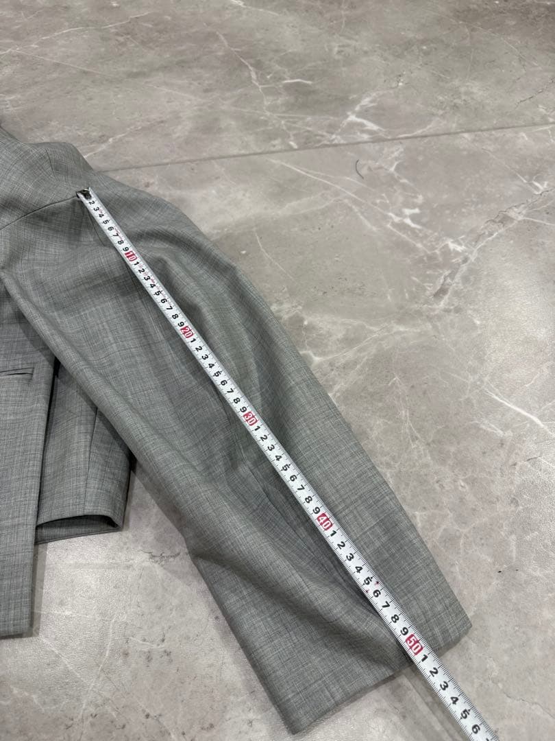 ENFÖLD（エンフォルド）ショートジャケット／サイズ38／グレー