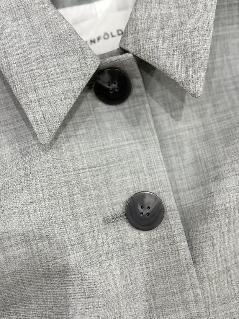 ENFÖLD（エンフォルド）ショートジャケット／サイズ38／グレー