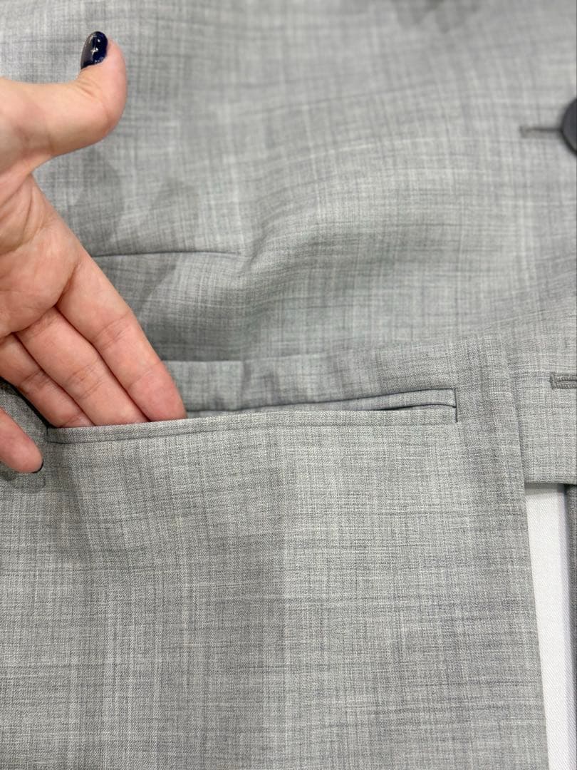 ENFÖLD（エンフォルド）ショートジャケット／サイズ38／グレー