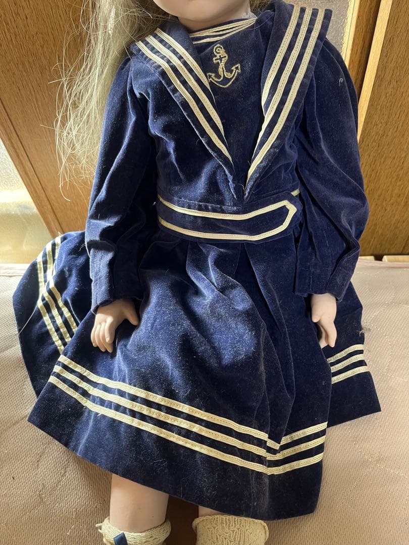 ビスクドールロングフェイスジュモーリプログレー目