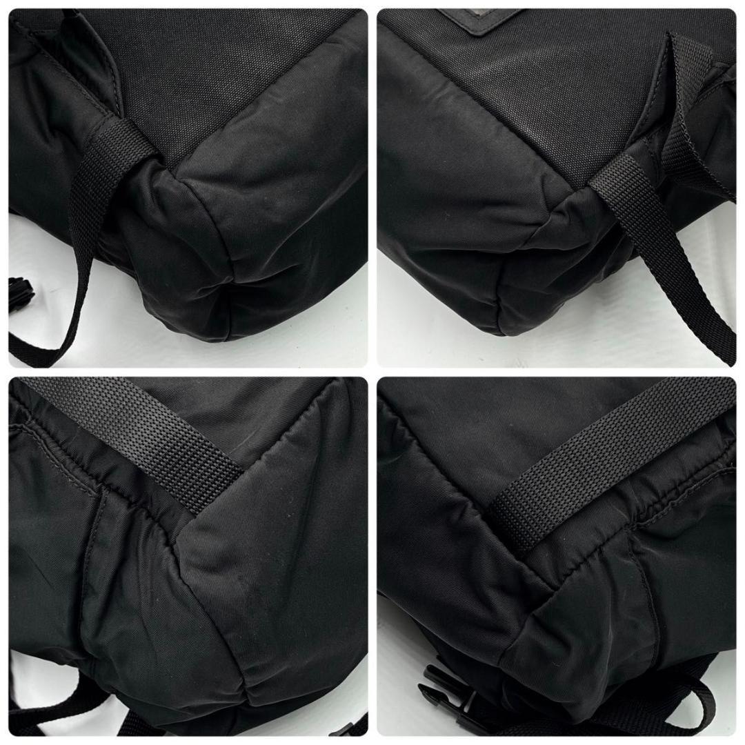 りようた　プラダ バックパック 三角ロゴ ボディバッグ 3WAY ブラック