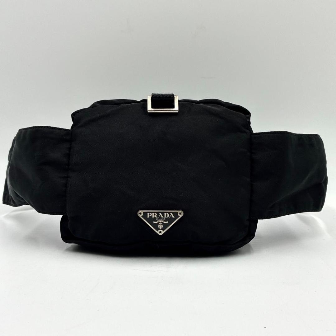 りようた　プラダ バックパック 三角ロゴ ボディバッグ 3WAY ブラック