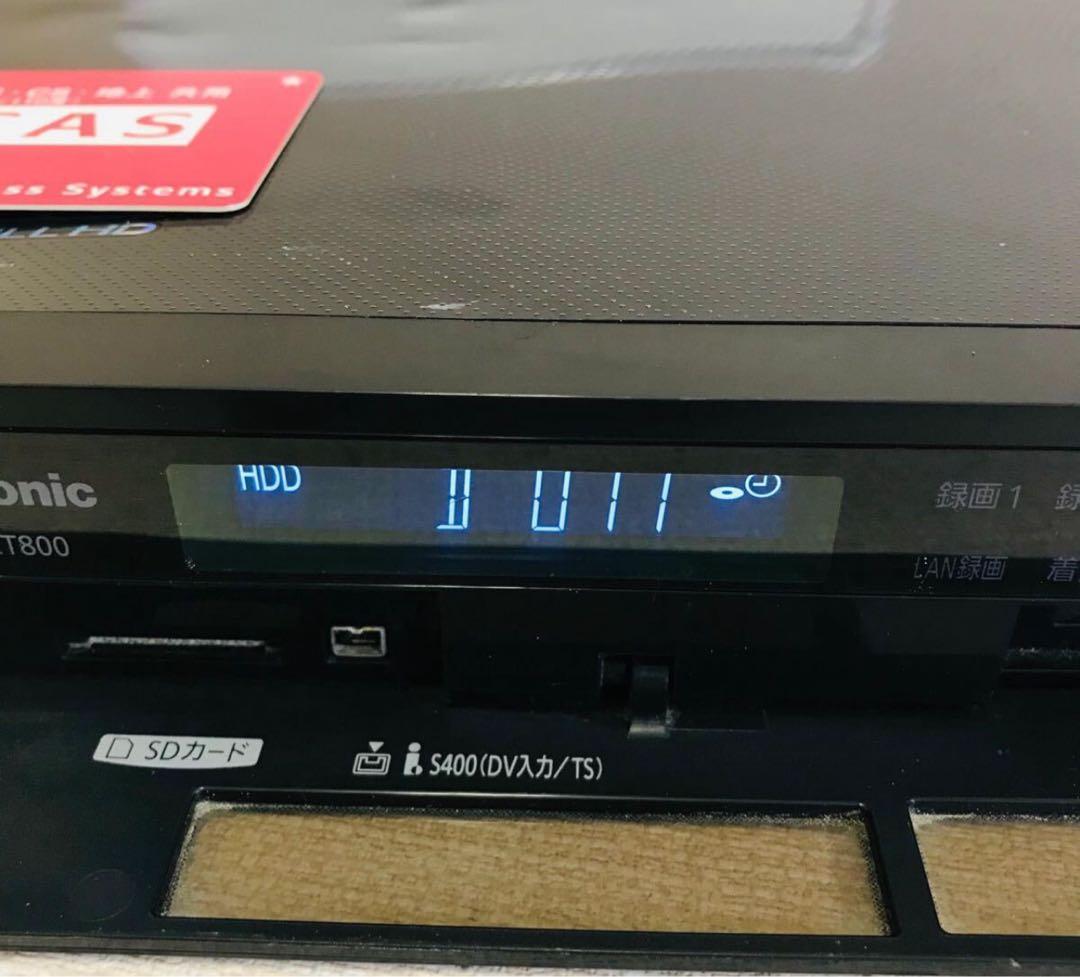 Panasonic DMR-BZT800 ブルーレイプレーヤー動作確認済み
