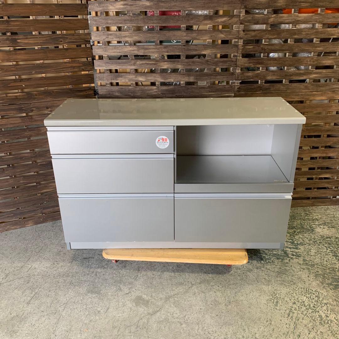 H682 キッチンボード キッチンカウンター 収納 幅1350mm