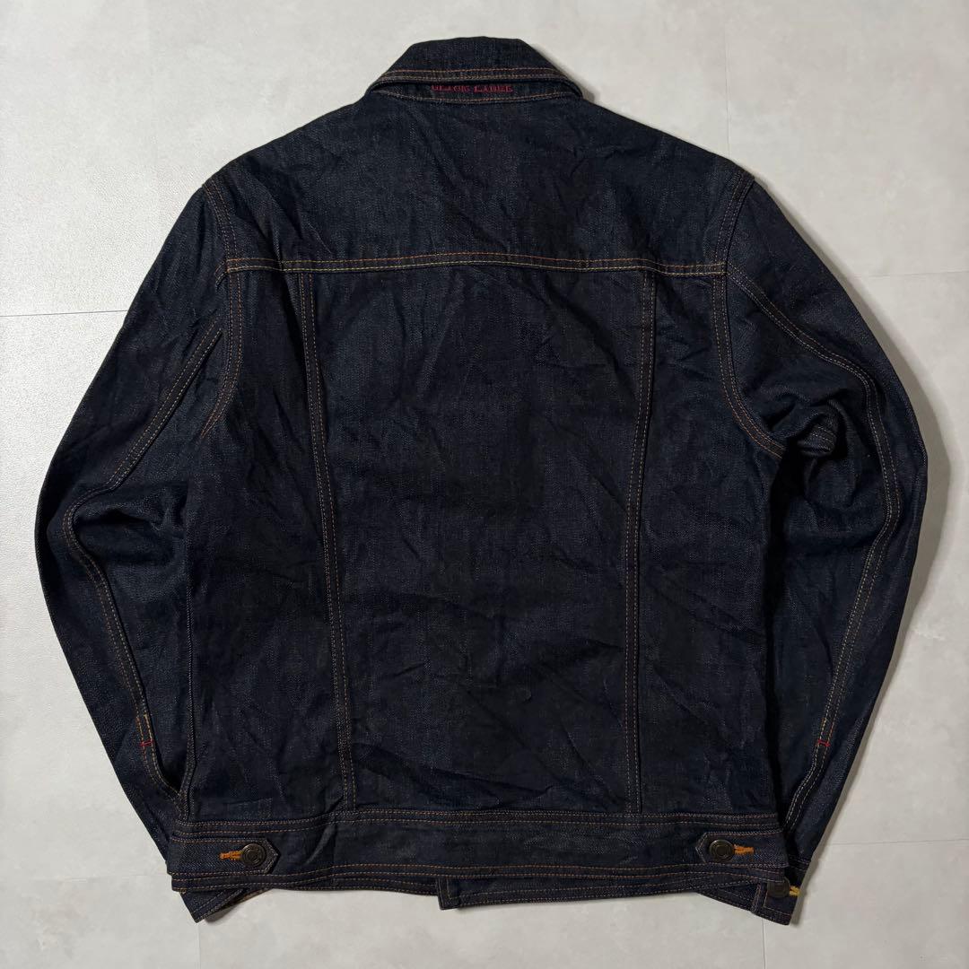 【美品】BURBERRY BLACKLABEL デニムジャケット 国産 濃紺 L