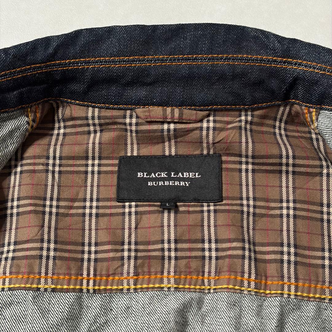 【美品】BURBERRY BLACKLABEL デニムジャケット 国産 濃紺 L