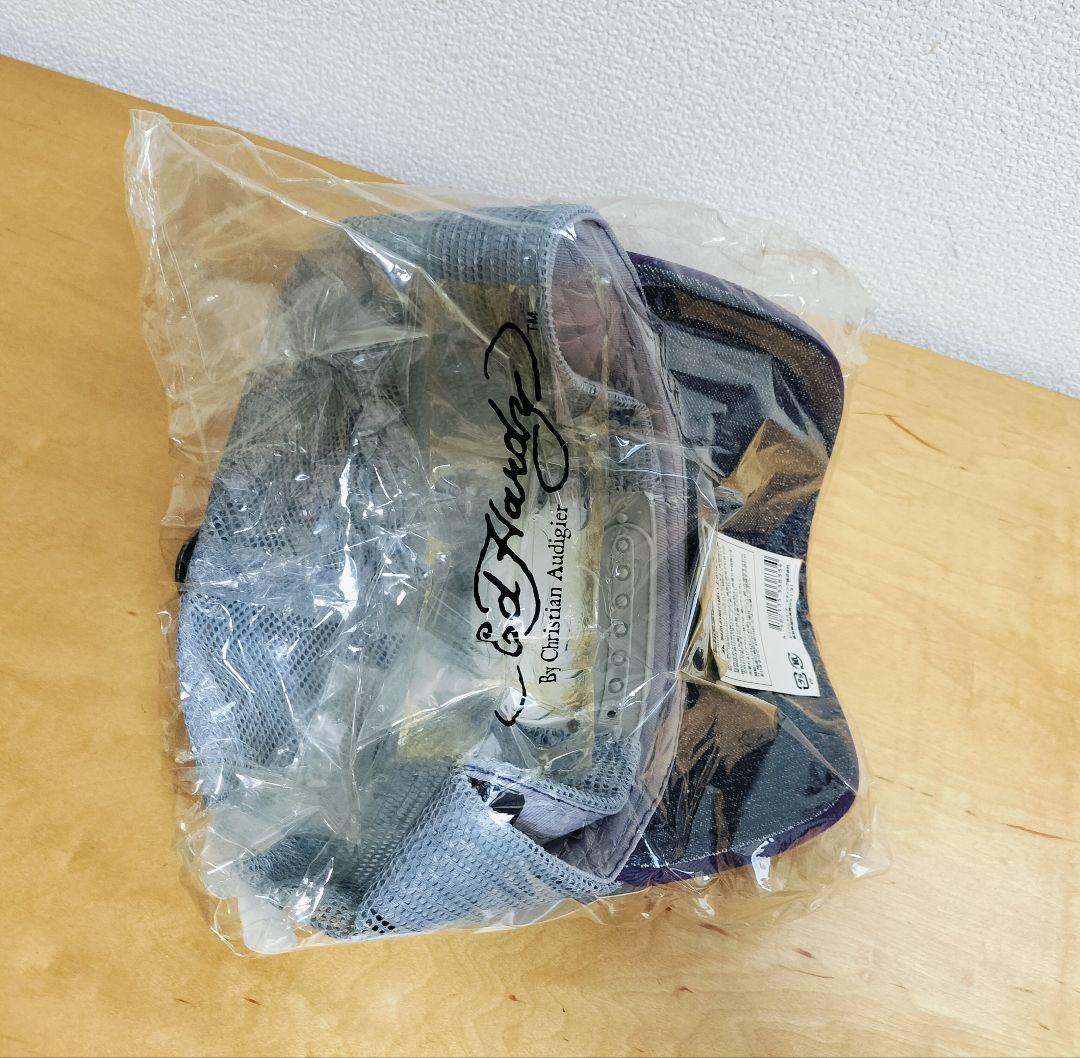 【レア】BoA × Ed Hardy コラボ キャップ 限定品 紫 未使用品