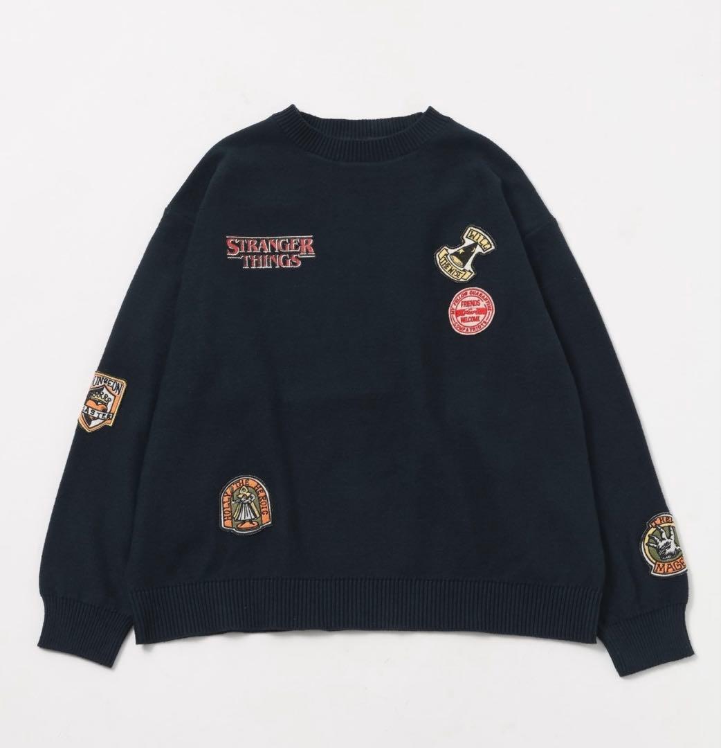 ストレンジャーシングス niko and ...コラボ アソートモチーフニット
