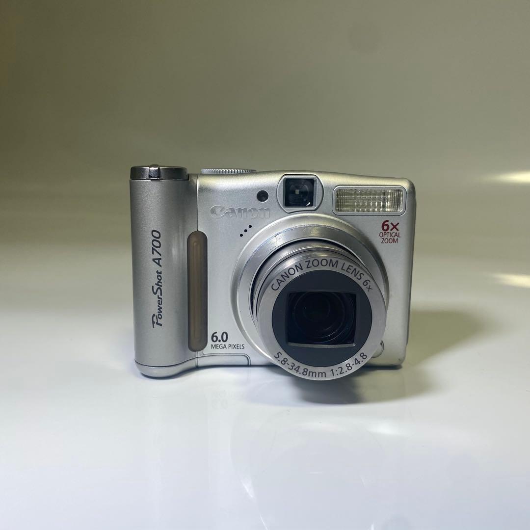 ★動作品★Canon powershot A700 単三電池駆動 コンデジ