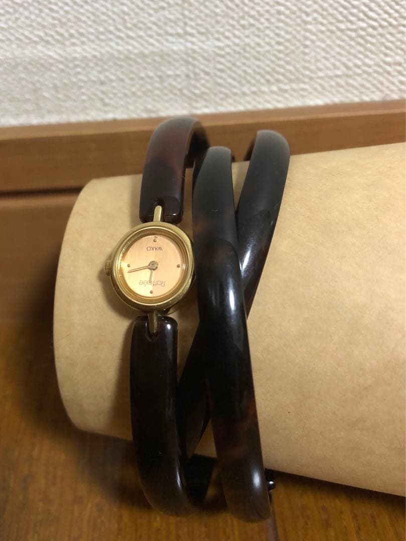 和光時計鼈甲3連バングル
