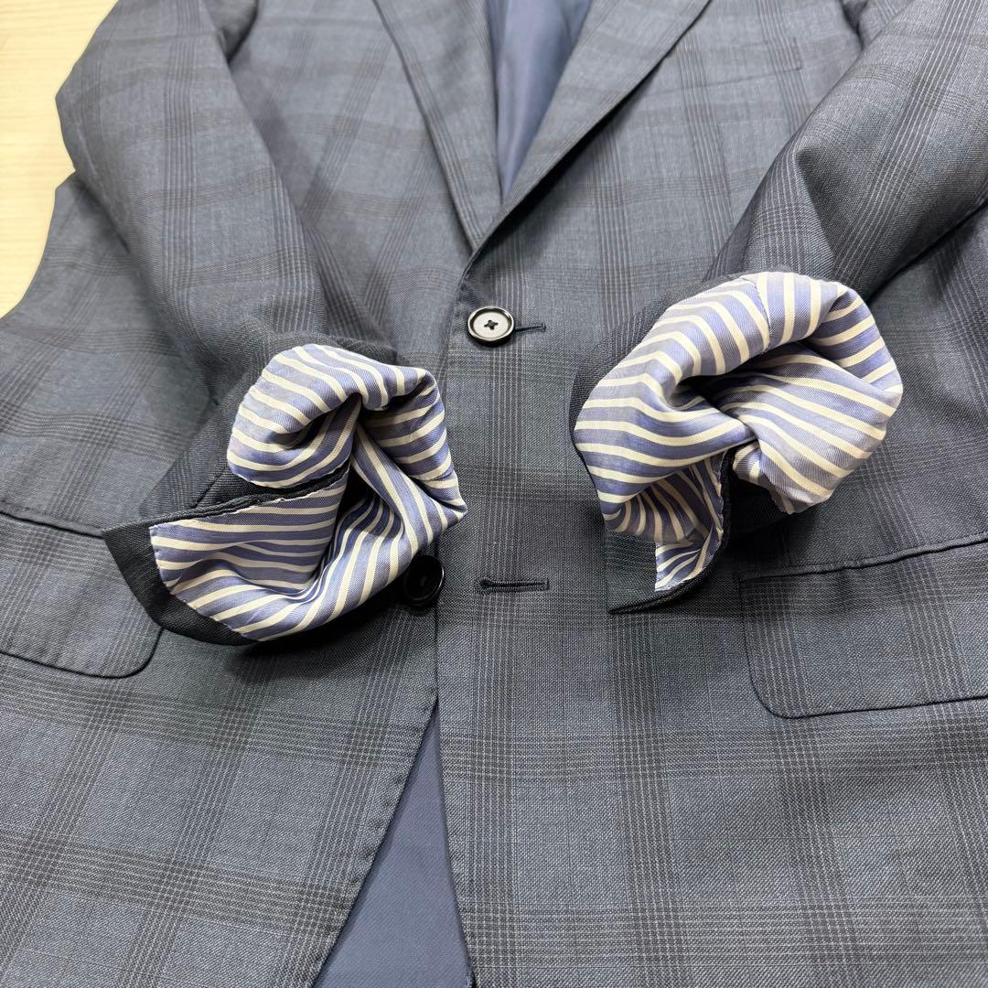 希少 トゥモローランド ピルグリム ロロピアーナ シルク混 グレンチェック XL