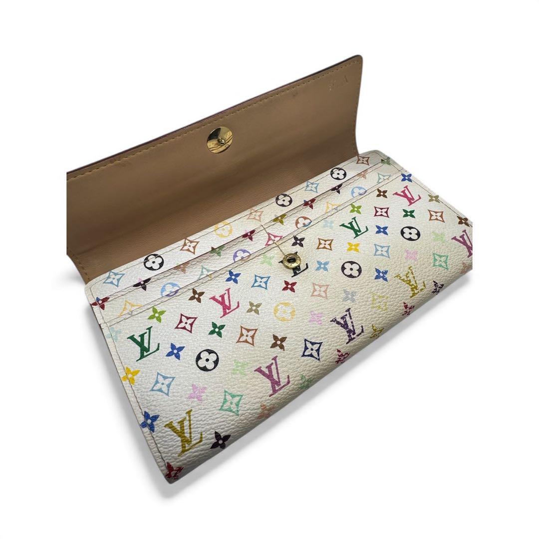 ルイヴィトン　モノグラム　マルチカラー　ポルトフォイユ サラ　財布