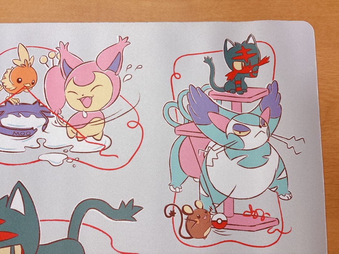 【中古品】ポケモンカード プレイマット ニャビー プレイハウス ねこびより　1枚