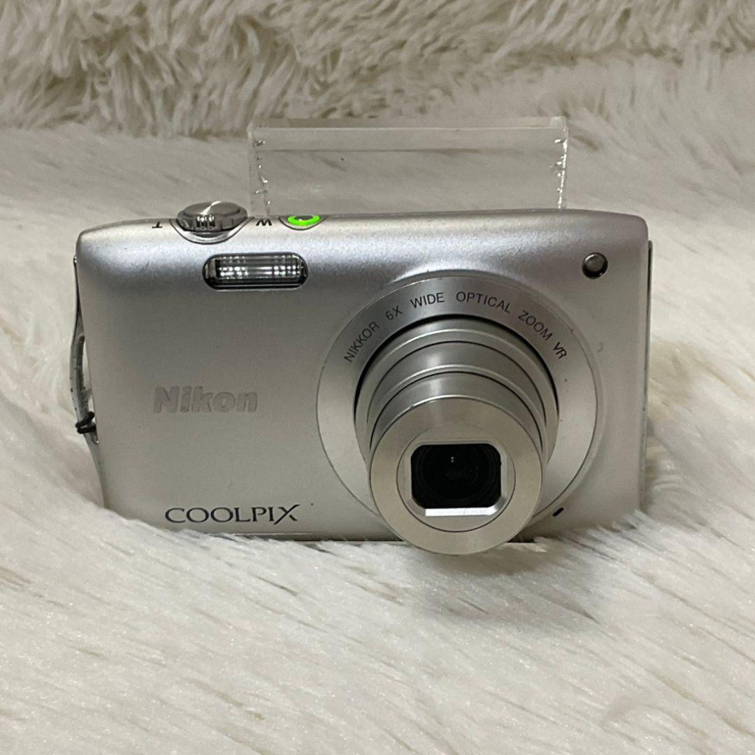 【簡易動作確認済】Nikon COOLPIX S3300 デジタルカメラシルバー