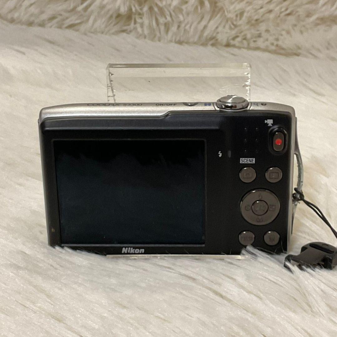 【簡易動作確認済】Nikon COOLPIX S3300 デジタルカメラシルバー