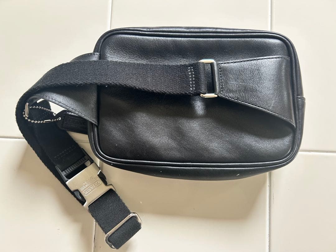 オールドコーチ　FS5446 レザー　ブラウン　ウエストバック　ウエストポーチ