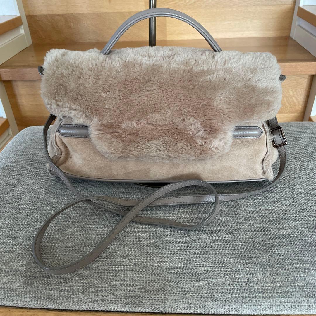 ZANELLATO ムートン　ショルダー　バッグ SOAVE ¥119,900