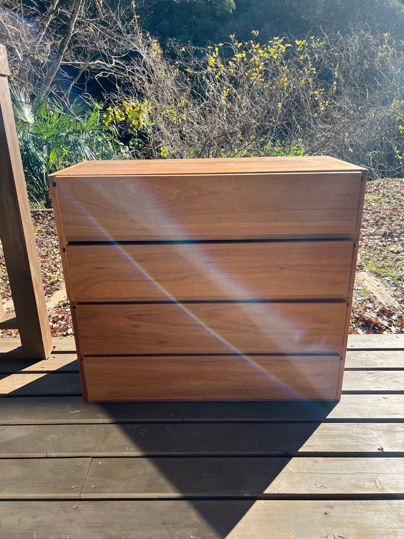 無印良品 ユニットシェルフ ボックス 引出し2段 幅84cm 2個セット