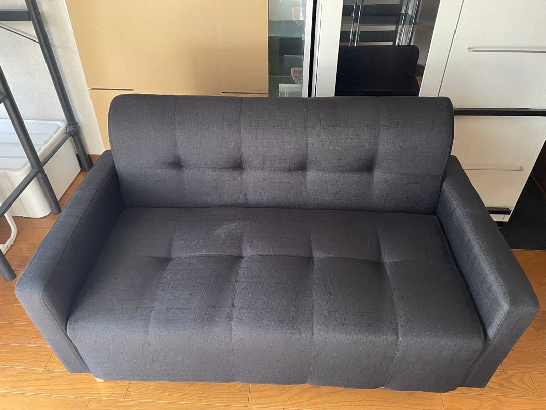 ファブリックソファ 2人掛け