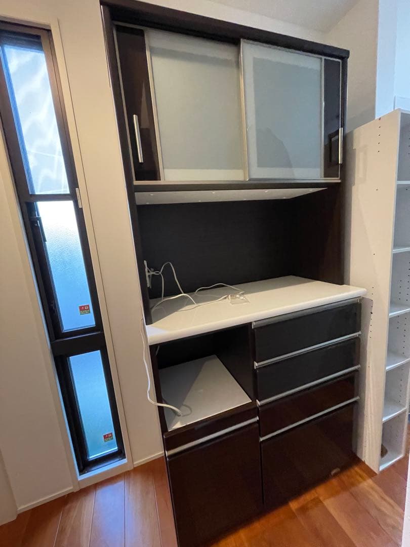 ①ニトリ キッチンボード ポスティア 100KB シンプル