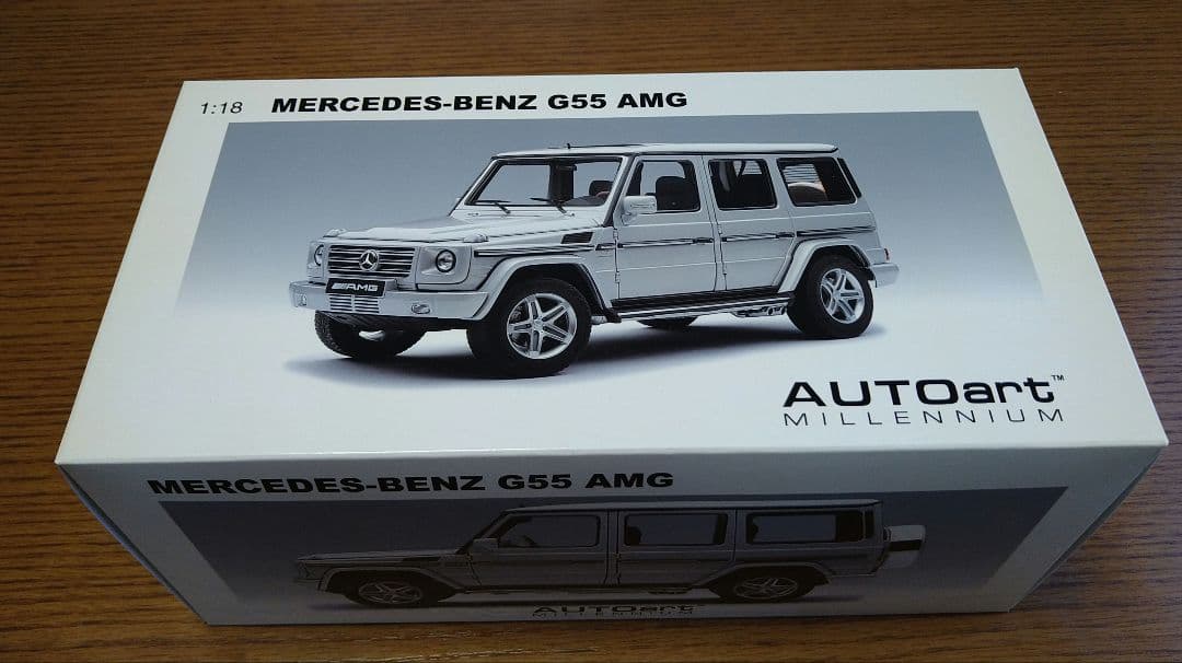 オートアート 1/18 メルセデスベンツ G55 AMG シルバー