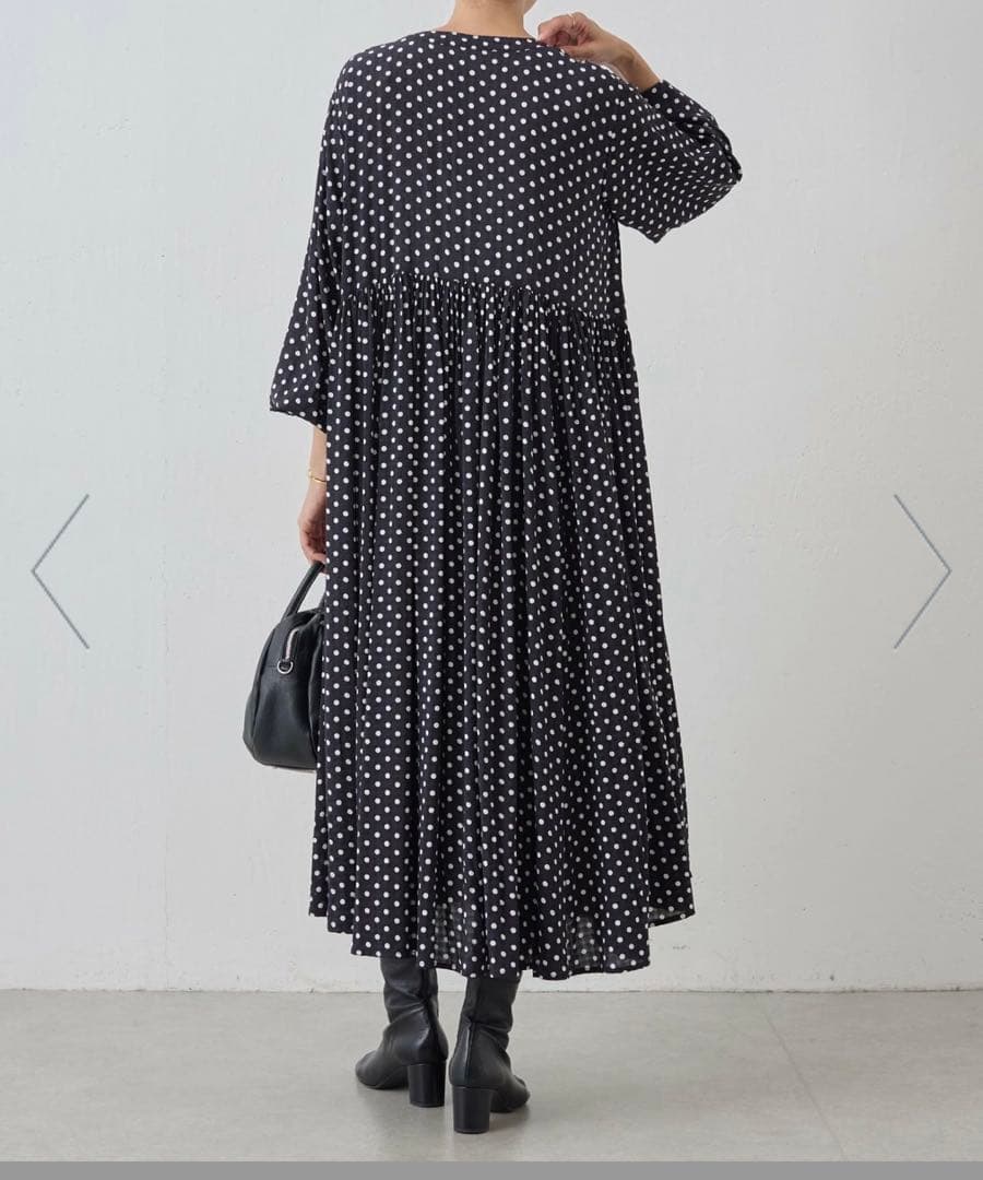 BEARDSLEY ビアグリード水玉　ドットワンピース