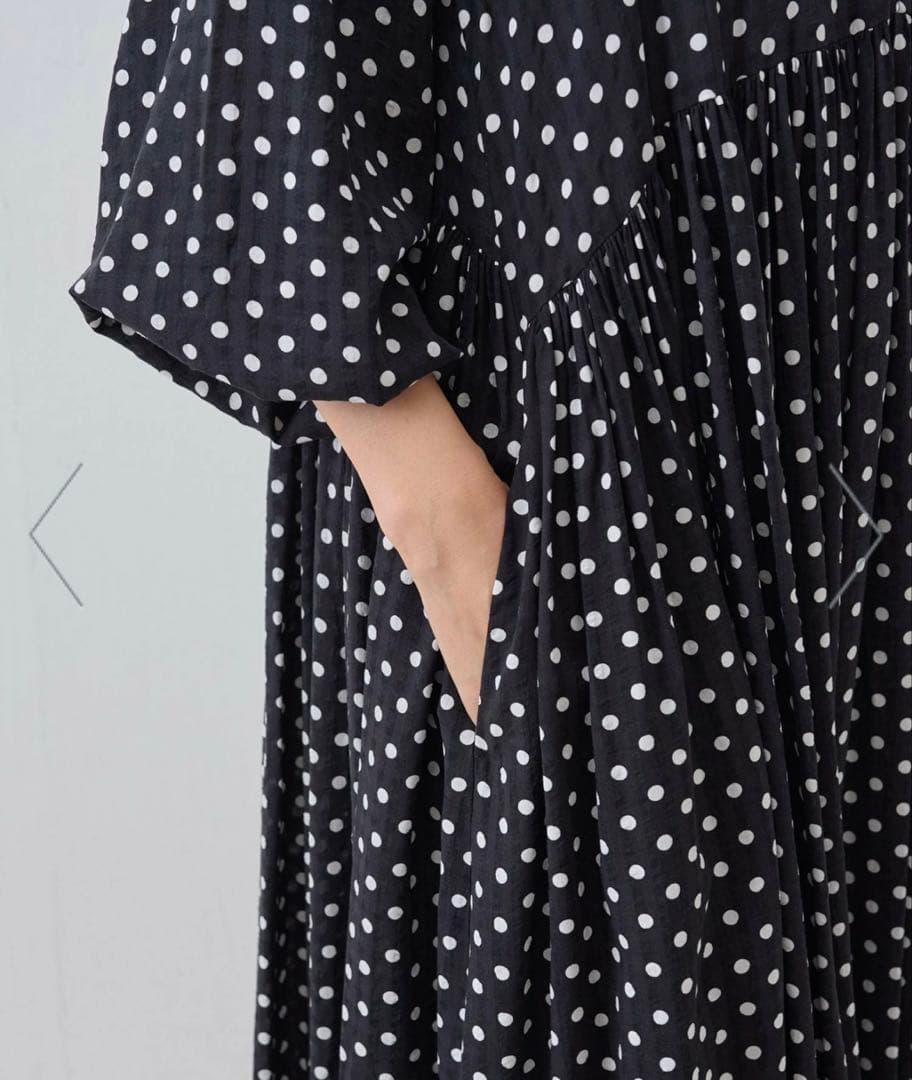 BEARDSLEY ビアグリード水玉　ドットワンピース