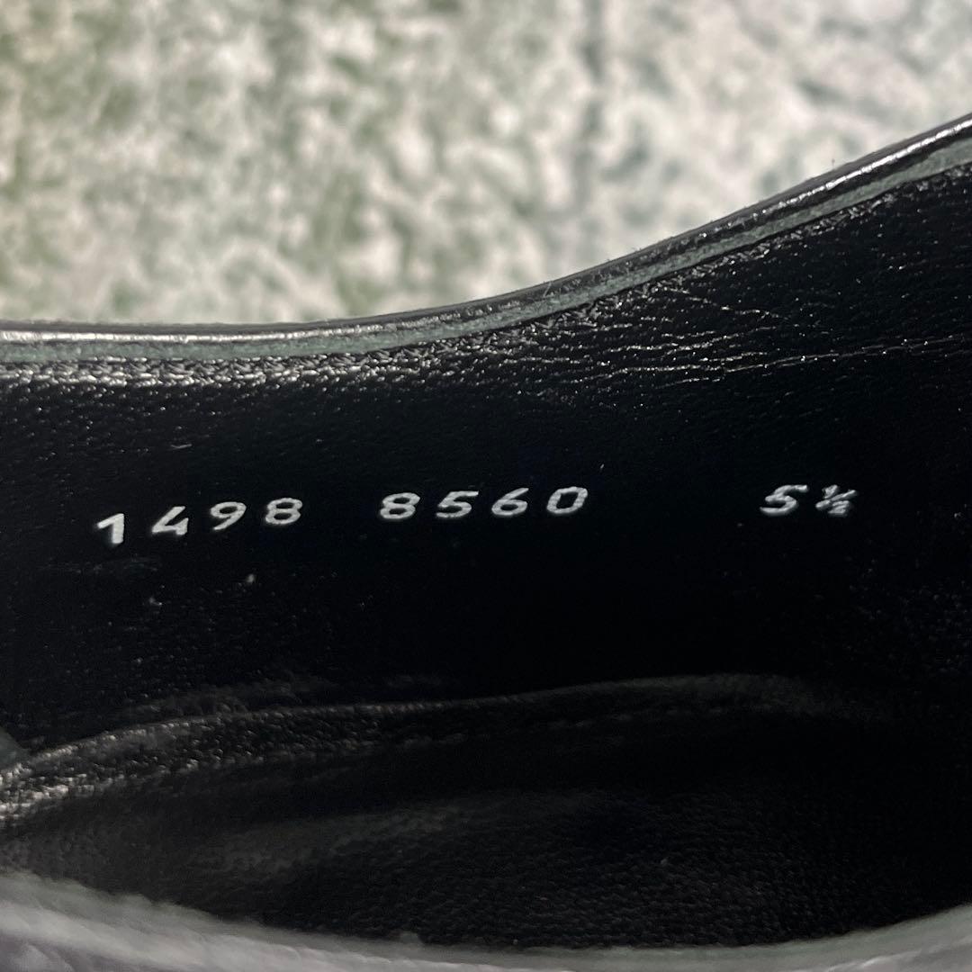 ドルチェアンドガッバーナ ドレスシューズ エンボス加工 ブラック