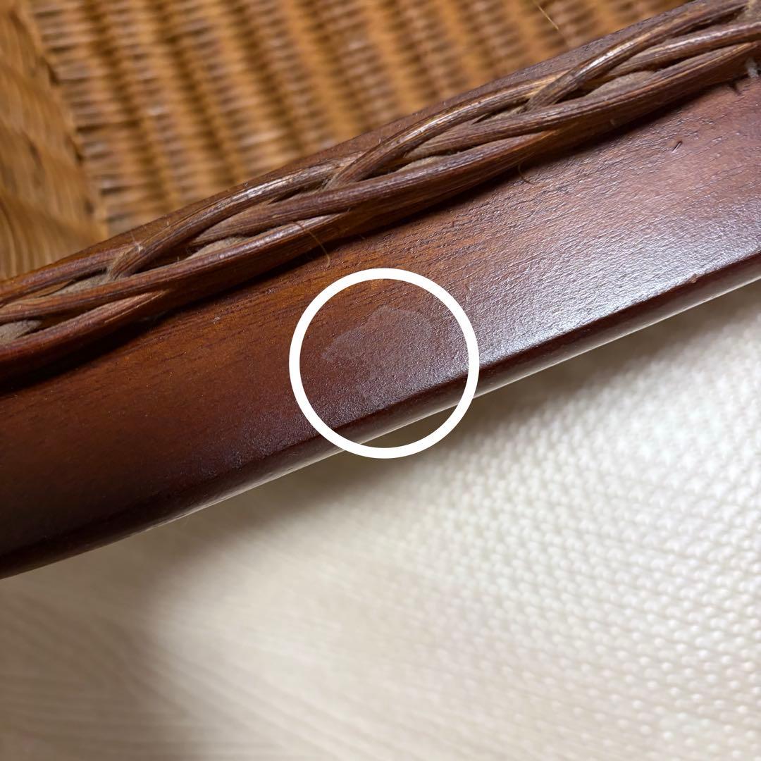 ラタンのチェスト 引き出し　カゴ　バスケット　籐製　ブラウン　バリ風家具