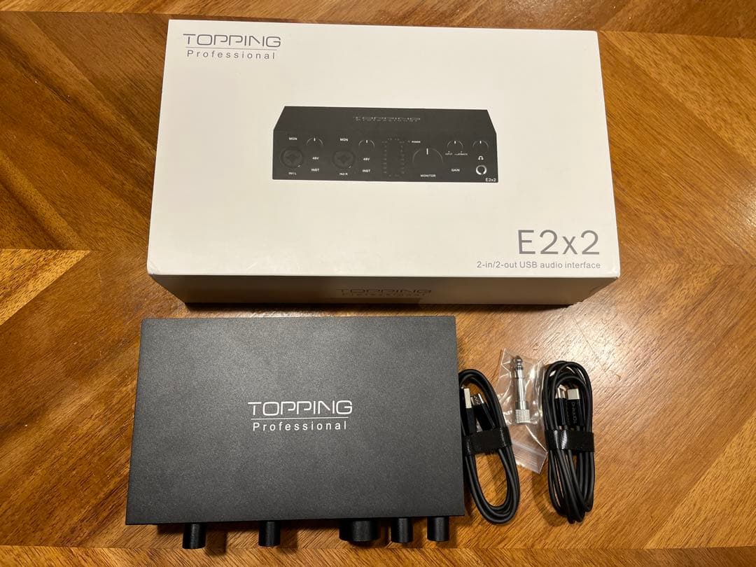 【訳あり】TOPPING E2x2 USB オーディオインターフェイス