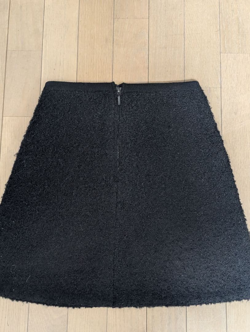 週末限定　machatt ブークレミニスカート　ブラック