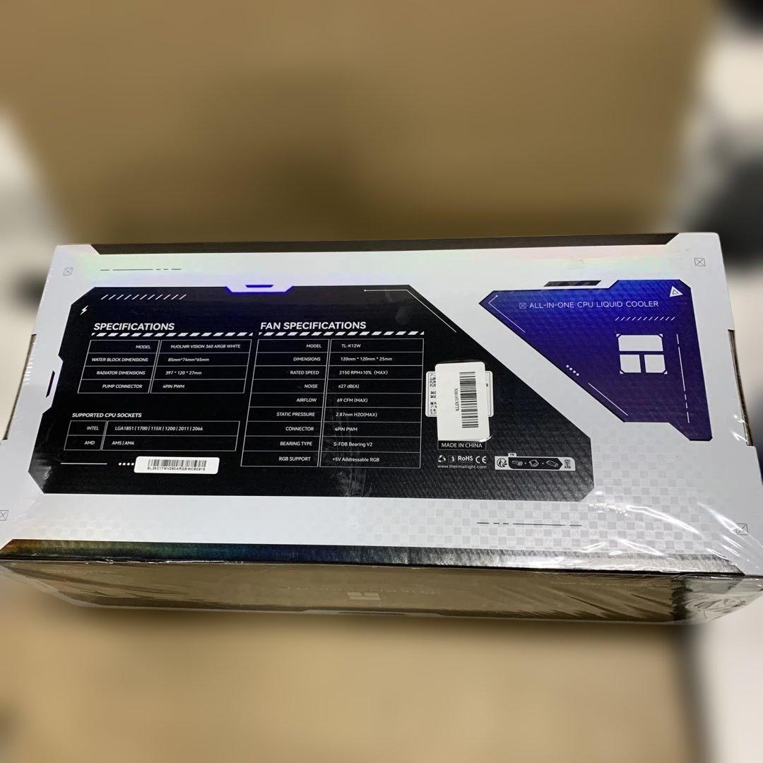 商品未開封　Mjolnir Vision 360 CPUウォータークーラー