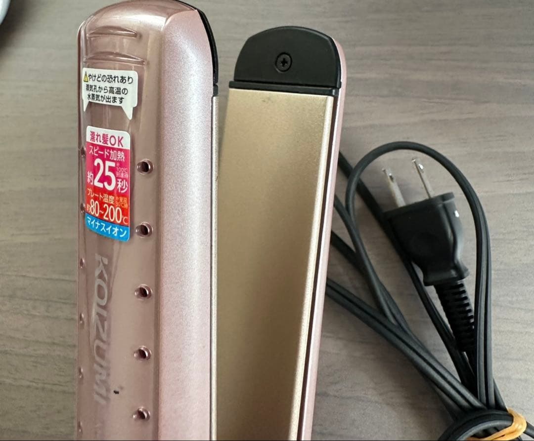 【✨美品✨】コイズミ❤KOIZUMI❤2wayヘアアイロン ピンク