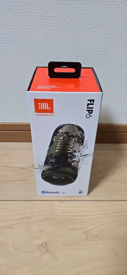 JBL FLIP 6 ワイヤレススピーカー。収納ケース付き未使用