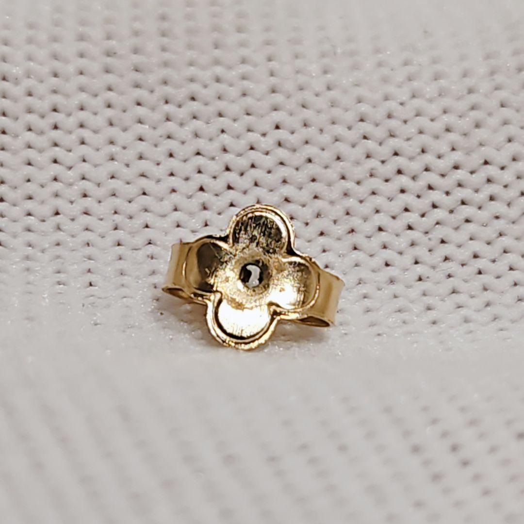 美品 ルイヴィトン ピアス LVロゴ ゴールド M00610 金