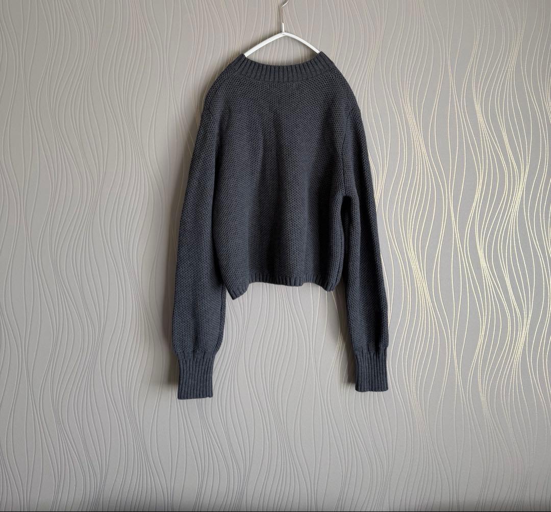 L'AUBE BLANC ローブブラン Basket Knit Cardigan