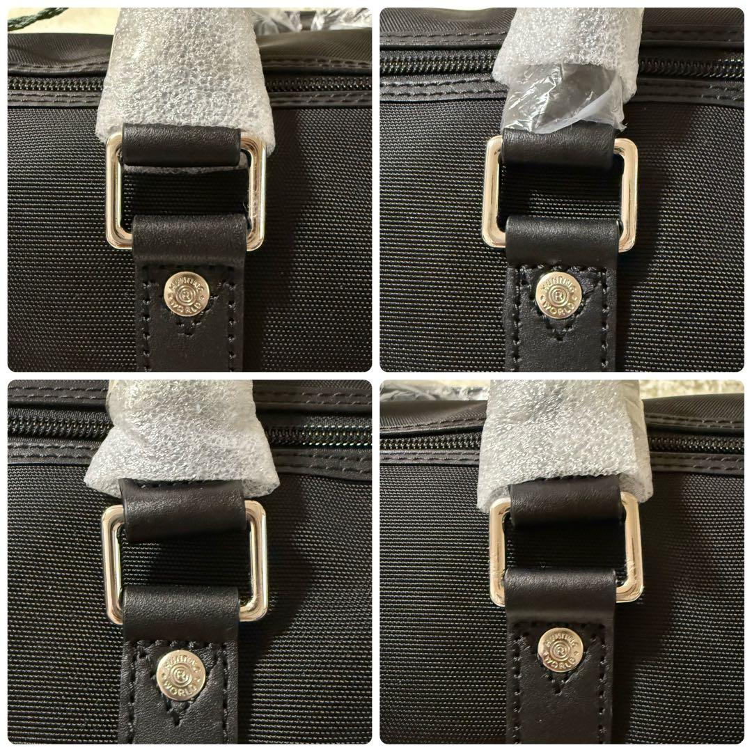 新品 ハンティングワールド メルセデスベンツ コラボ ボストンバッグ 黒