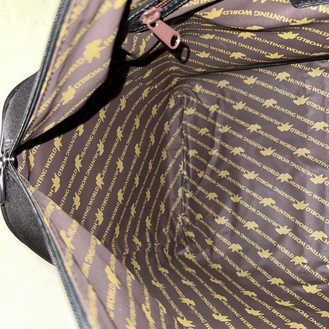 新品 ハンティングワールド メルセデスベンツ コラボ ボストンバッグ 黒