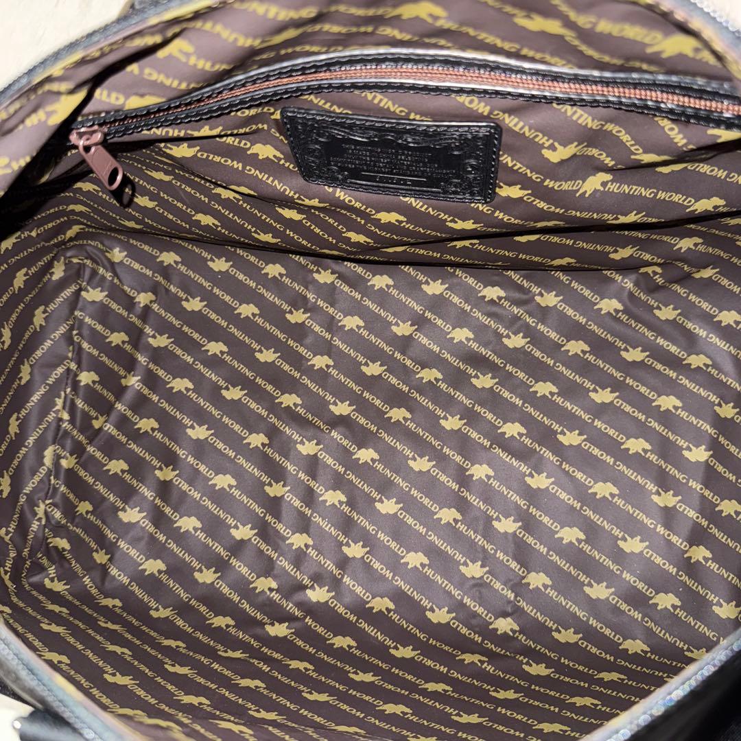 新品 ハンティングワールド メルセデスベンツ コラボ ボストンバッグ 黒