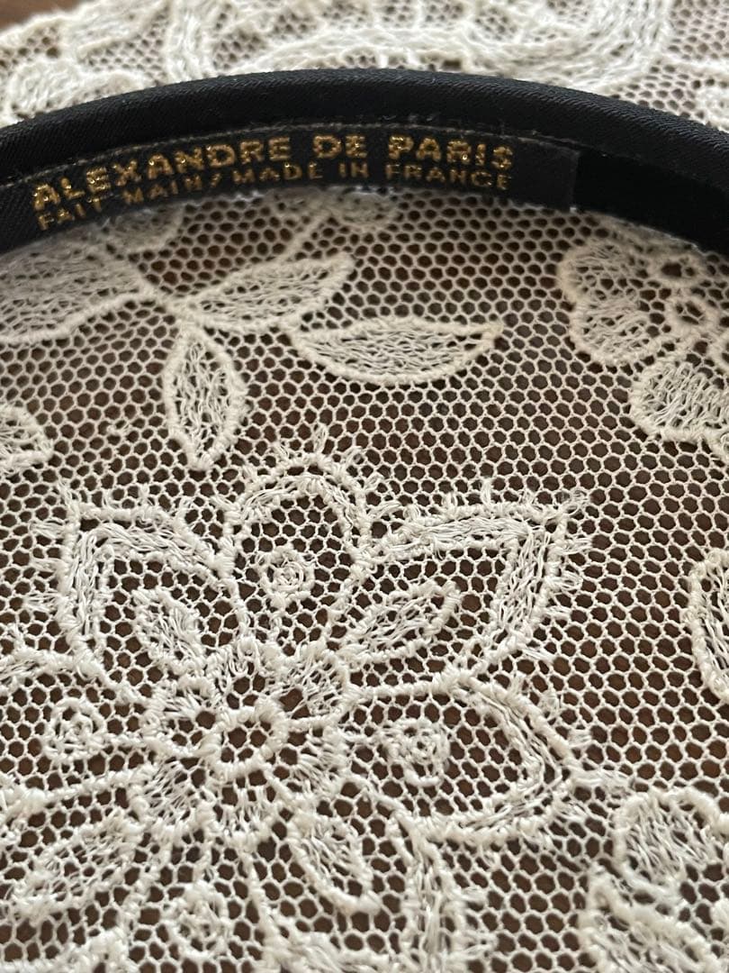 ALEXANDRE DE PARIS 未使用カチューシャ黒