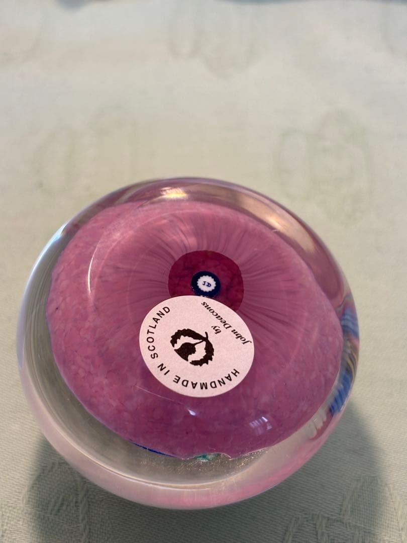 パースシャー　ジョン・ディーコン　ミルフィオリペーパーウェイト