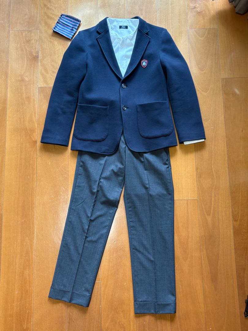 J.PRESS ジャケット パンツ　スーツ　POLO ワイシャツ　160 卒業式