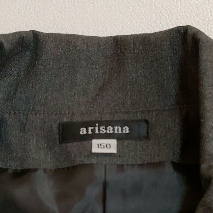 【美品】arisana フォーマルスーツ4点セット　卒服　150 グレー