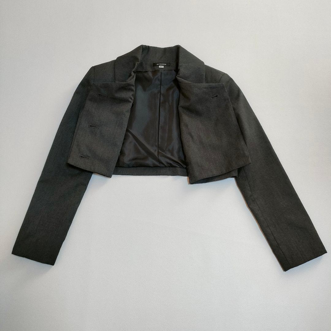 【美品】arisana フォーマルスーツ4点セット　卒服　150 グレー