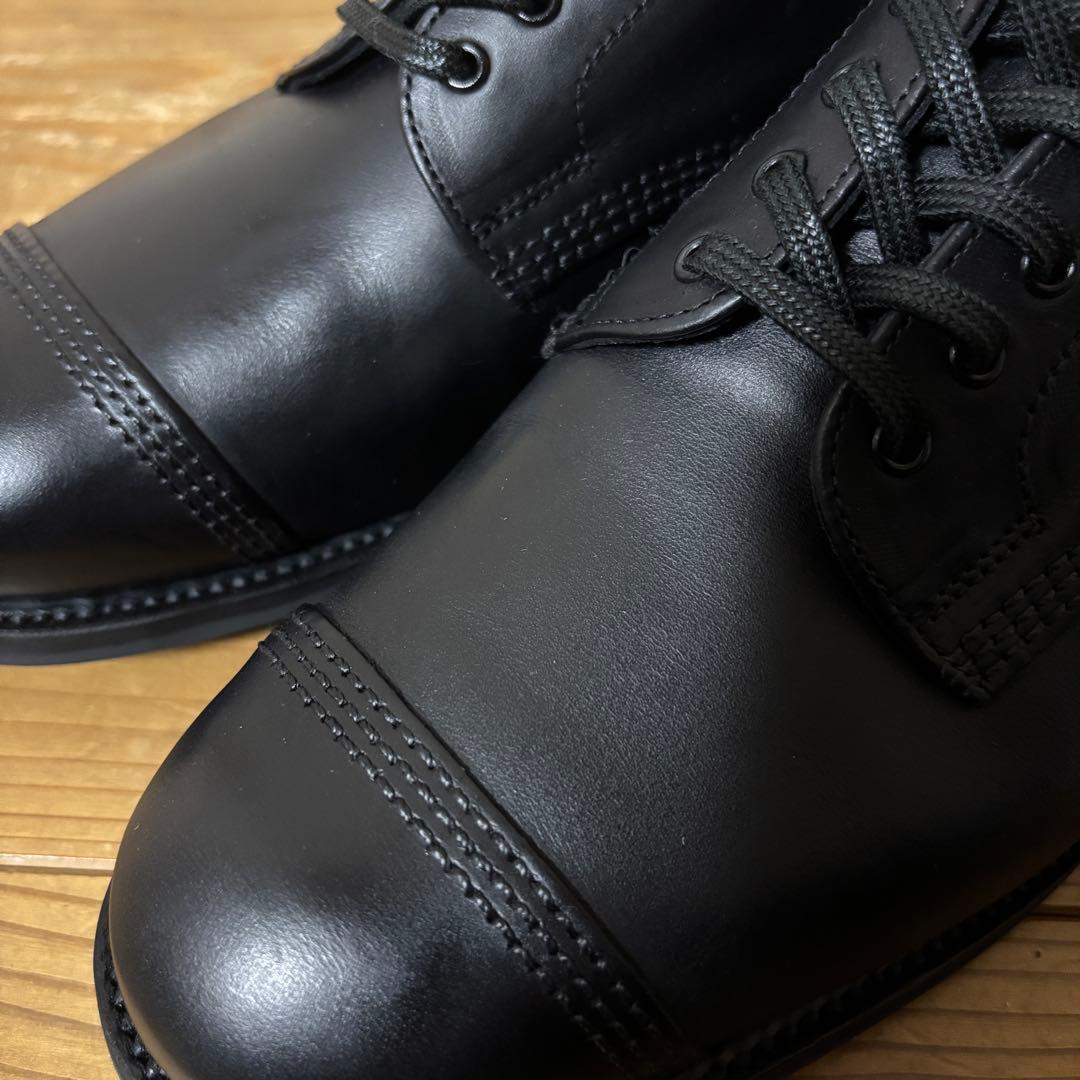 【新品未使用】SANDERS 1128 ブラック 別注ホースハイド 26.5㎝