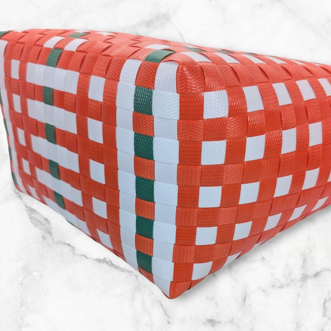 【美品】MARNI マルニ バスケットバッグ レッド 軽量トート 春夏人気カラー