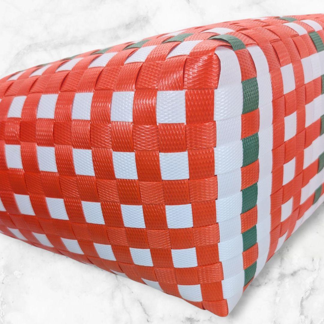 【美品】MARNI マルニ バスケットバッグ レッド 軽量トート 春夏人気カラー