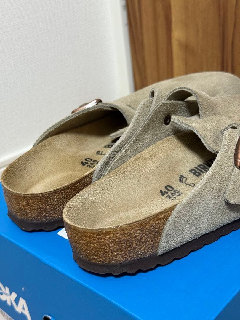 【美品】BIRKENSTOCKビルケンシュトック ボストン 40トープ